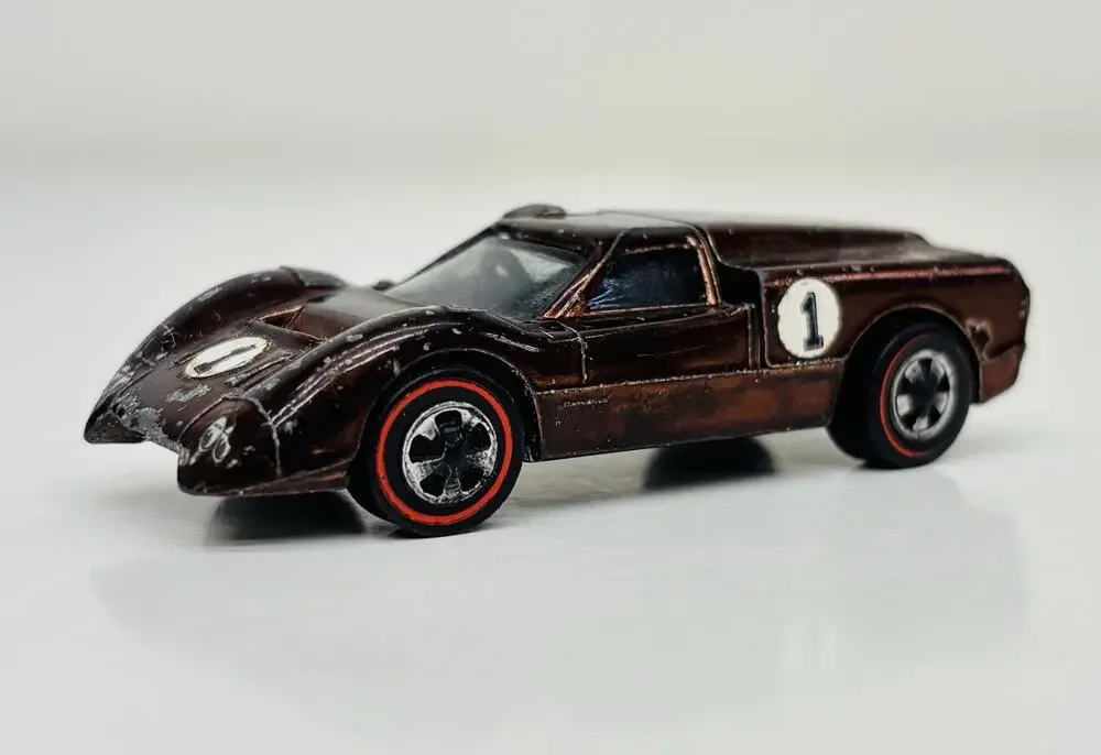 Hot Wheels Redline Ford J Car Brown US Black Interior